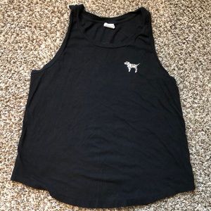 Bling vs pink tank top